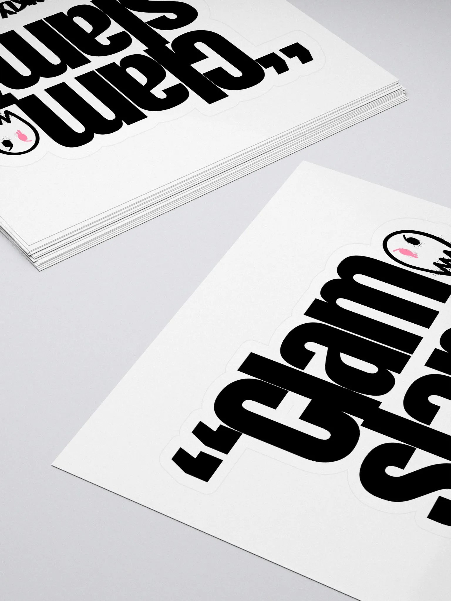 Dark Clam-Slam Sticker product image (4)