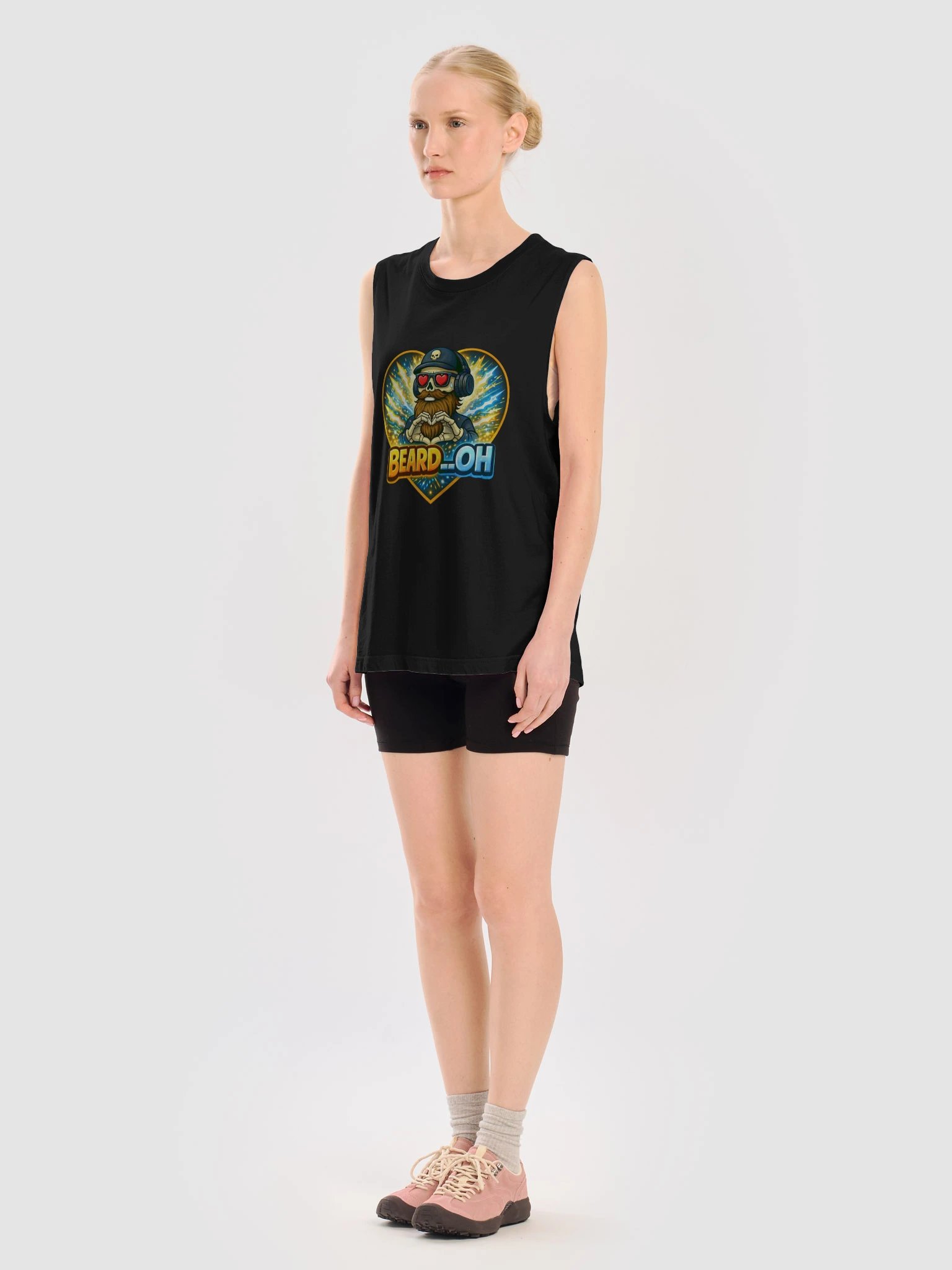 Beard__Oh Heart Logo Muscle Tank product image (5)