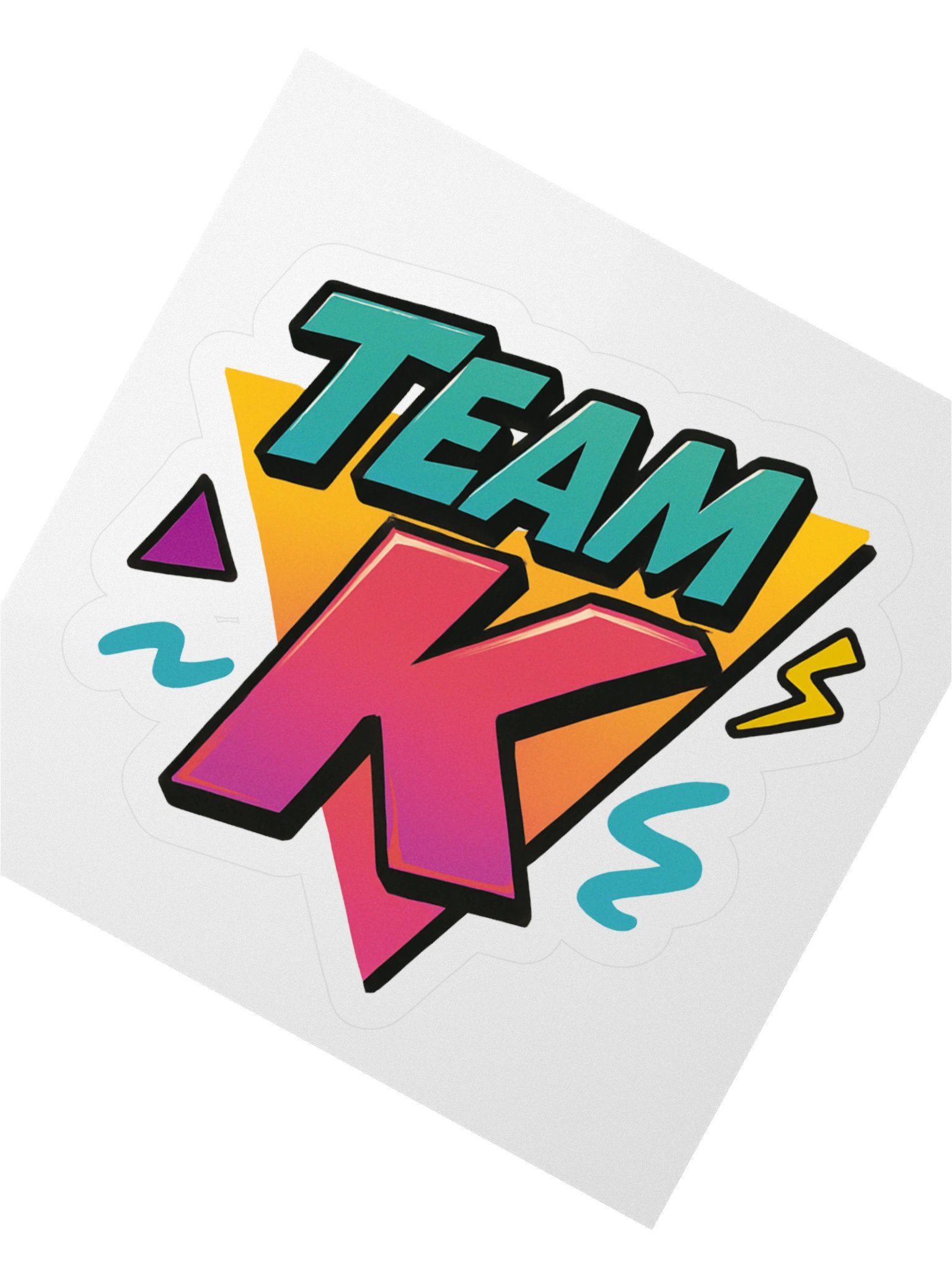 Team K 1990's STICKERS product image (4)