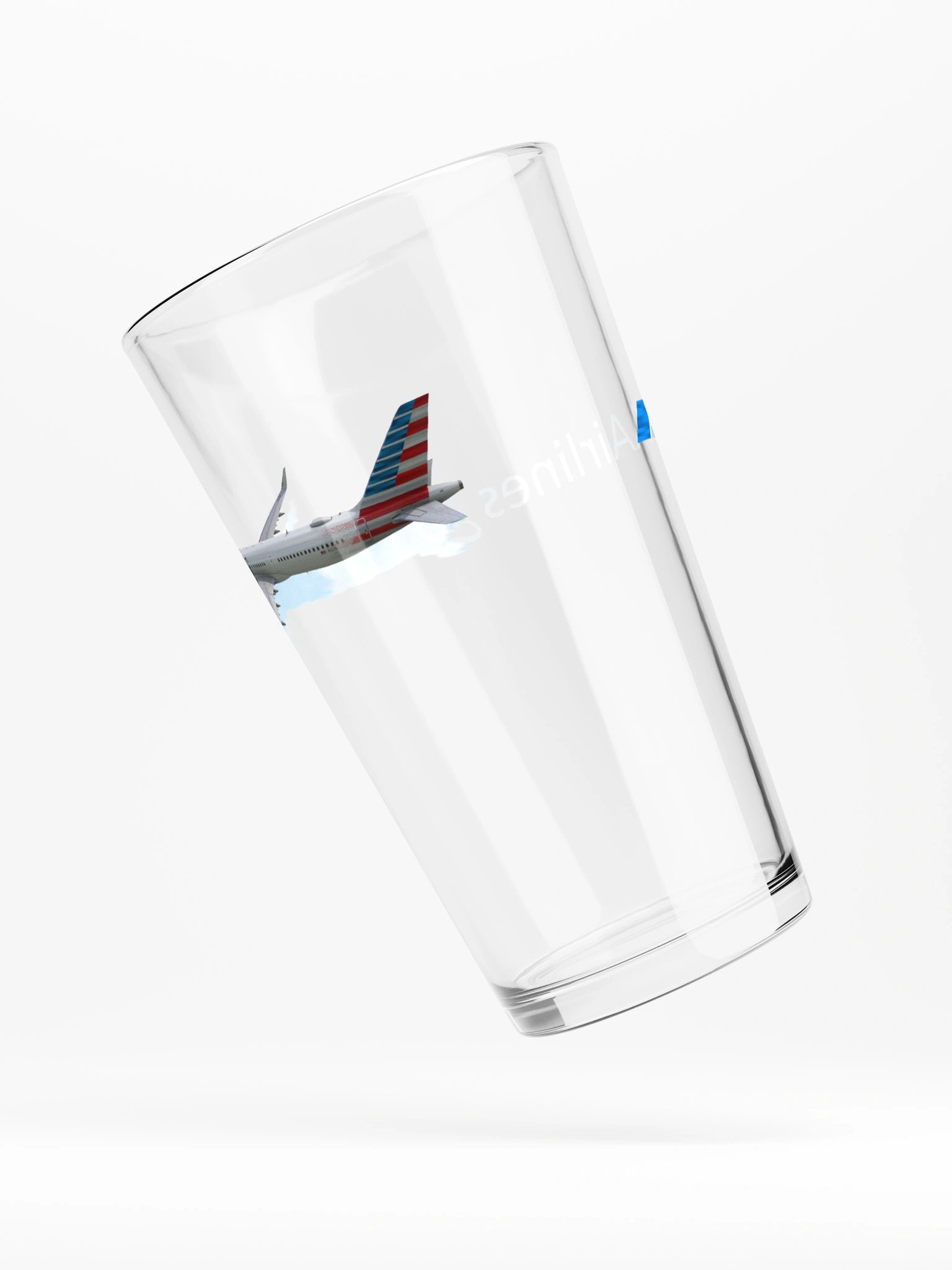 A321 5 Year Watercolor Pint Glass product image (4)