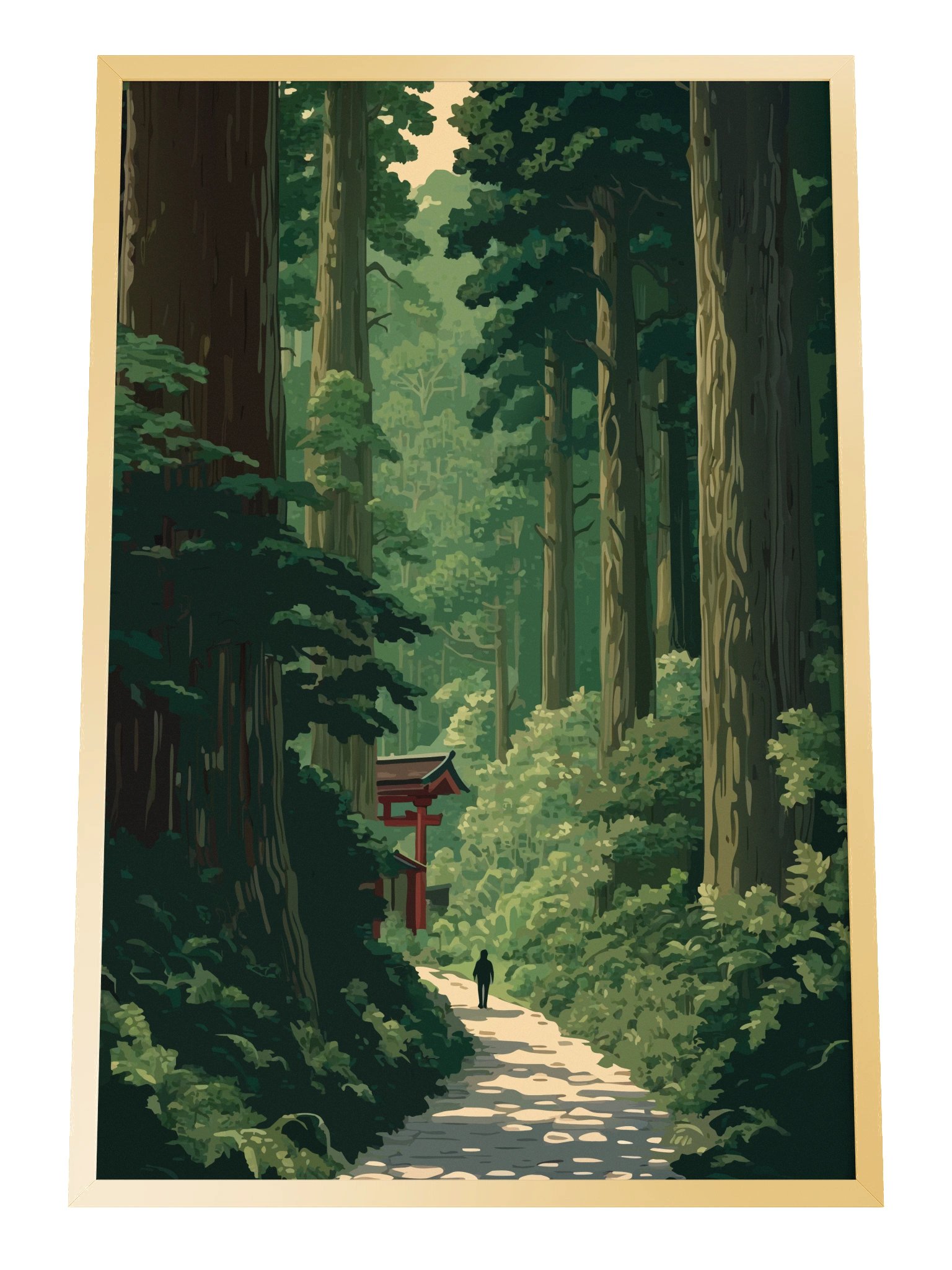 Serene Forest Framed Wall Art product image (1)