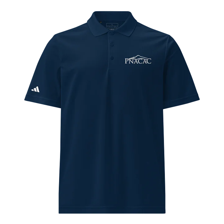Adidas Unisex Sport Polo (White Embroidered) product image (9)