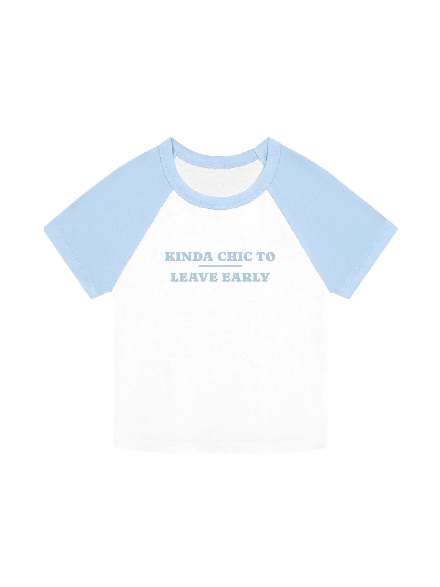 kinda chic to leave early white baby blue product image (1)