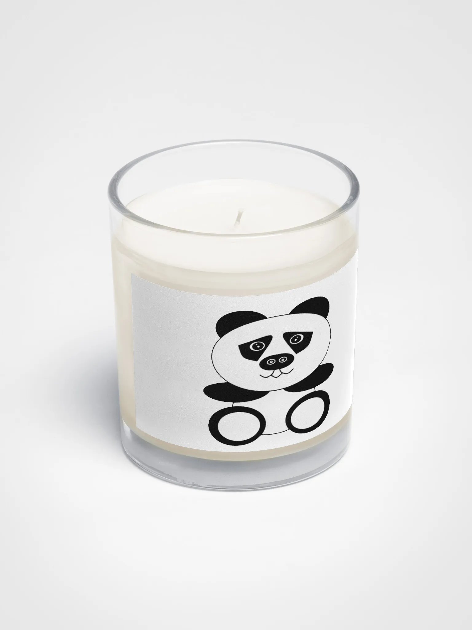 Zen panda candle product image (2)