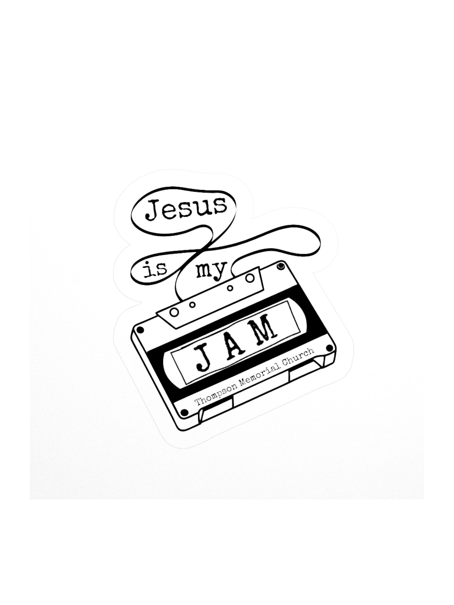 Jesus Is My Jam Sticker product image (1)