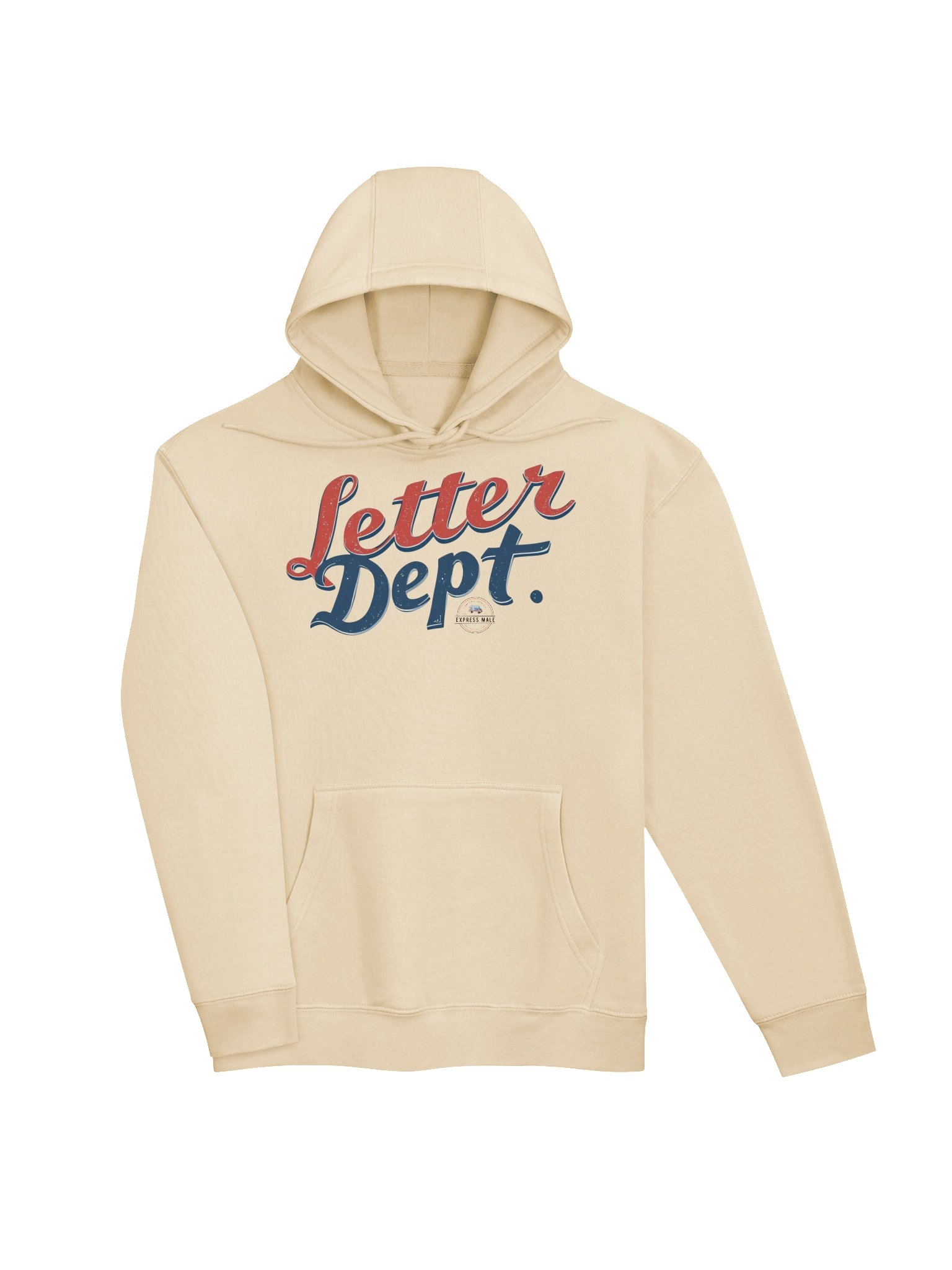"Letter DEPT." Logo Pullover Hoodie (SAND) product image (3)