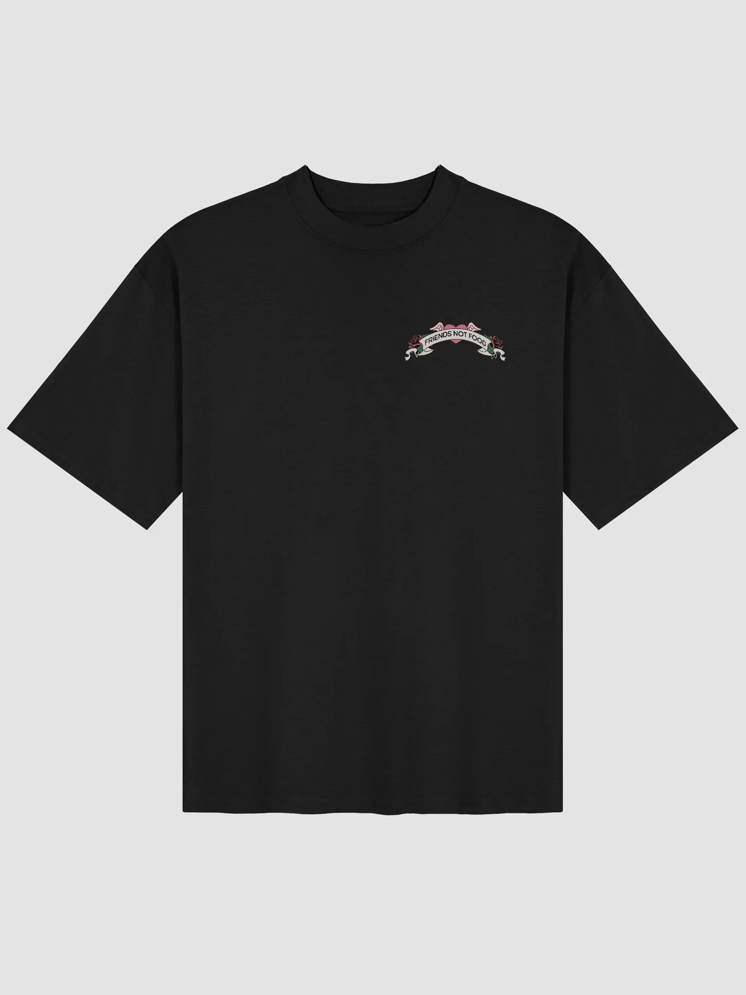 Friends Not Food Oversized Tee product image (9)