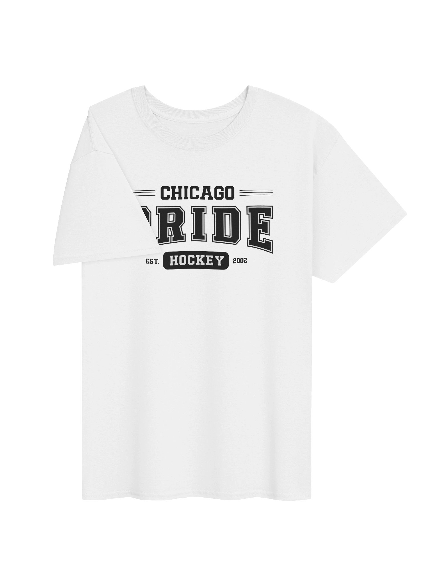 Chicago Pride Hockey Varsity Tee product image (3)