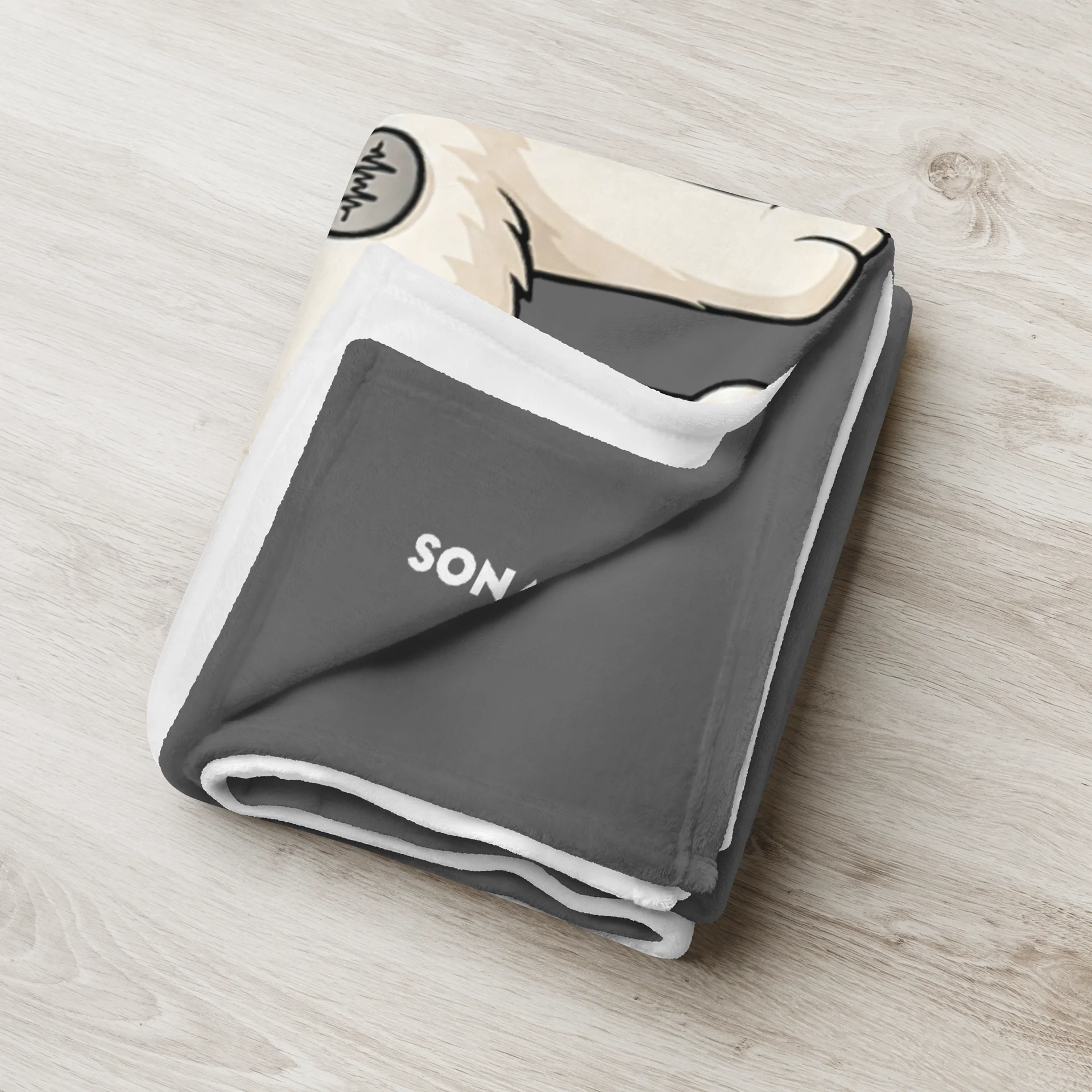 Sonance Dog Throw Blanket (Stand) Zambezi Grey product image (3)