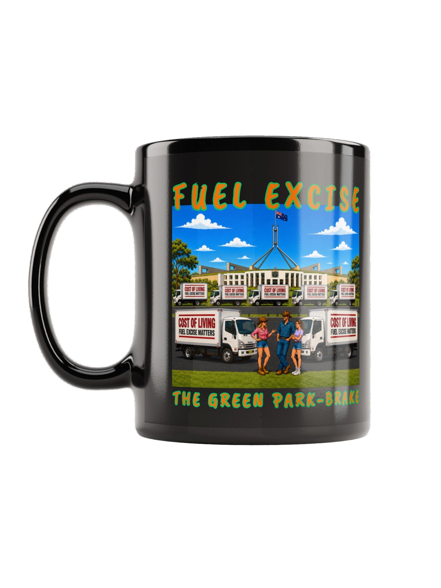 Fuel excise - The green Park Brake Mug product image (2)
