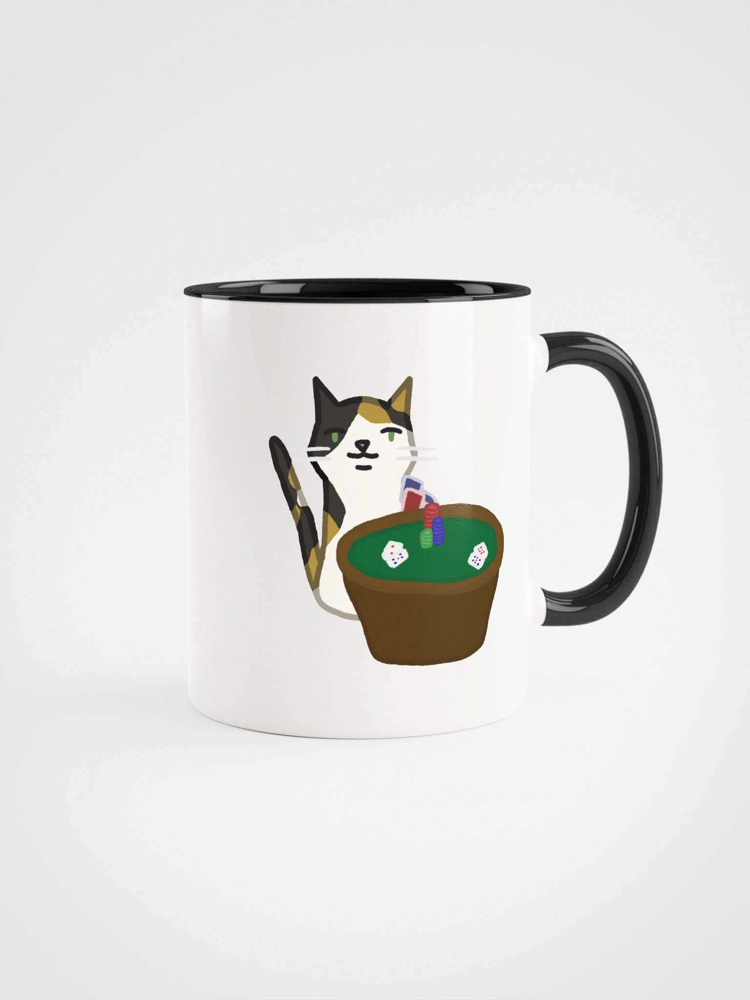 Gambling Calico Ceramic Mug product image (2)
