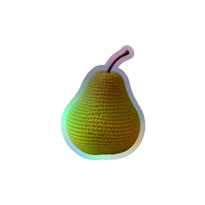 CozyAvocado Kiss-Cut Holographic Sticker Sheet Pear #3 product image (2)