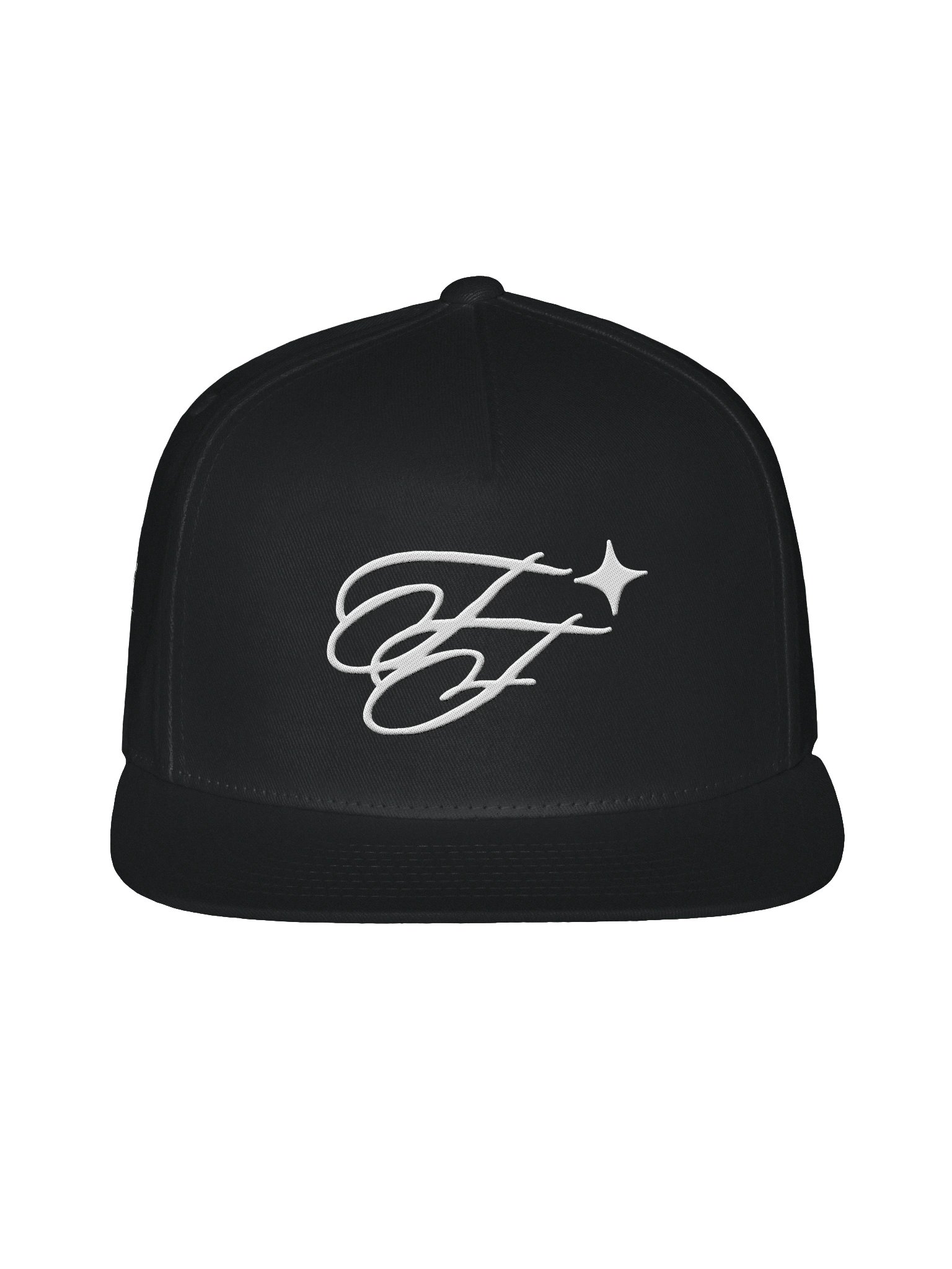 F&F Flat Snapback Cap (WHT) product image (4)