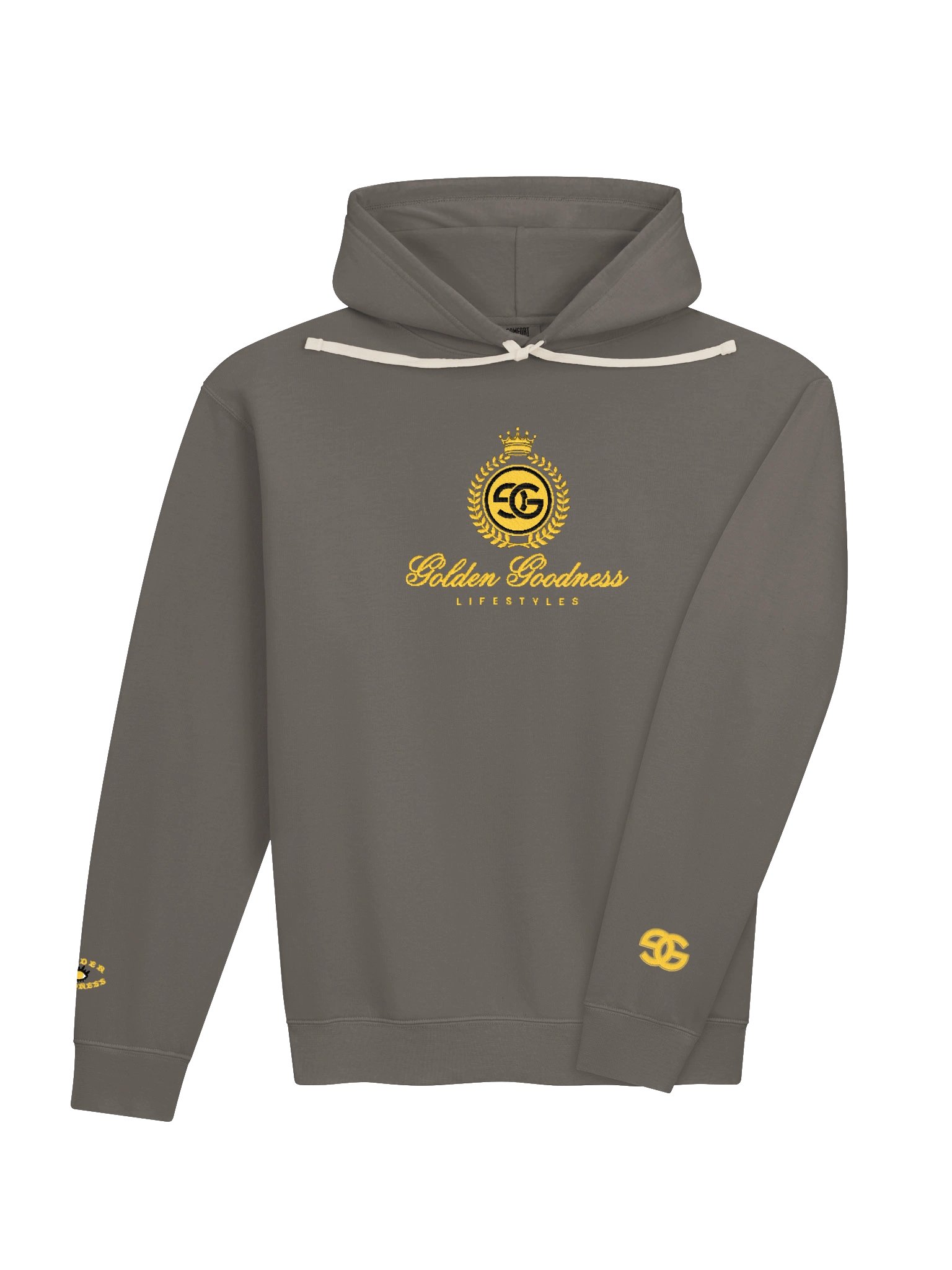 GG Embroidered Logo Pocketless Hoodie product image (4)