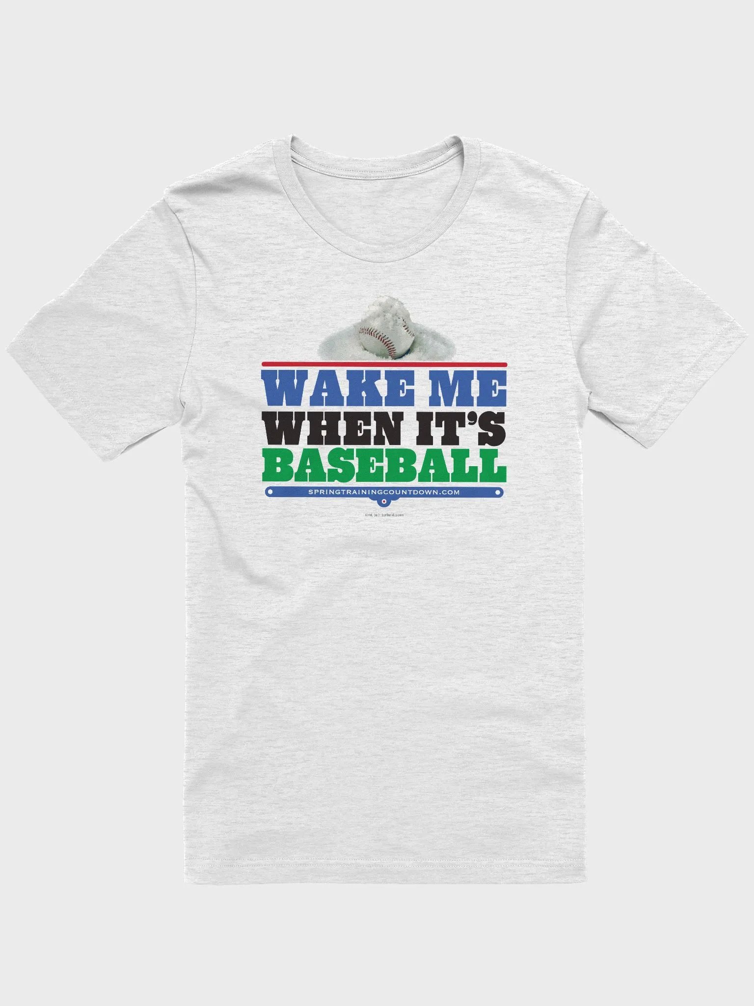 Wake Me When It's Baseball Tee product image (1)