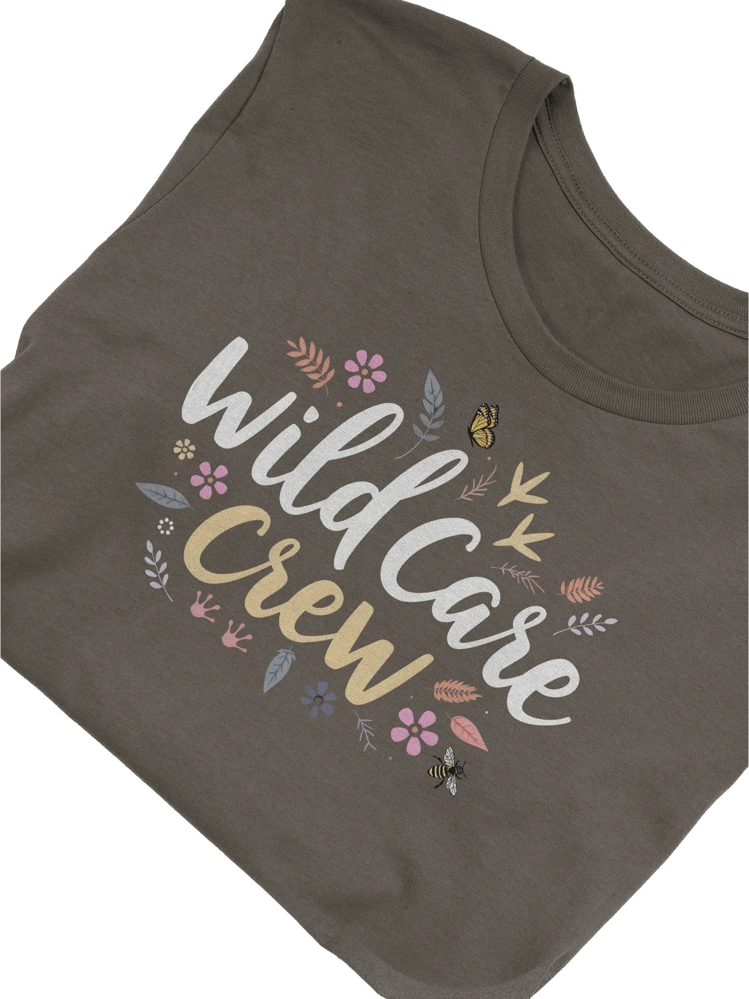 Wild Care Crew T-Shirt, Wildlife Rehab Shirt, Animal Rescue Tee, Vet Nurse Gift, Nature Lover T-shirt product image (2)