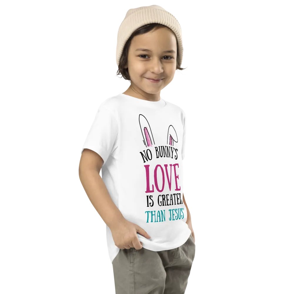 No Bunny's Love is Greater Than Jesus Toddler T-Shirt product image (13)