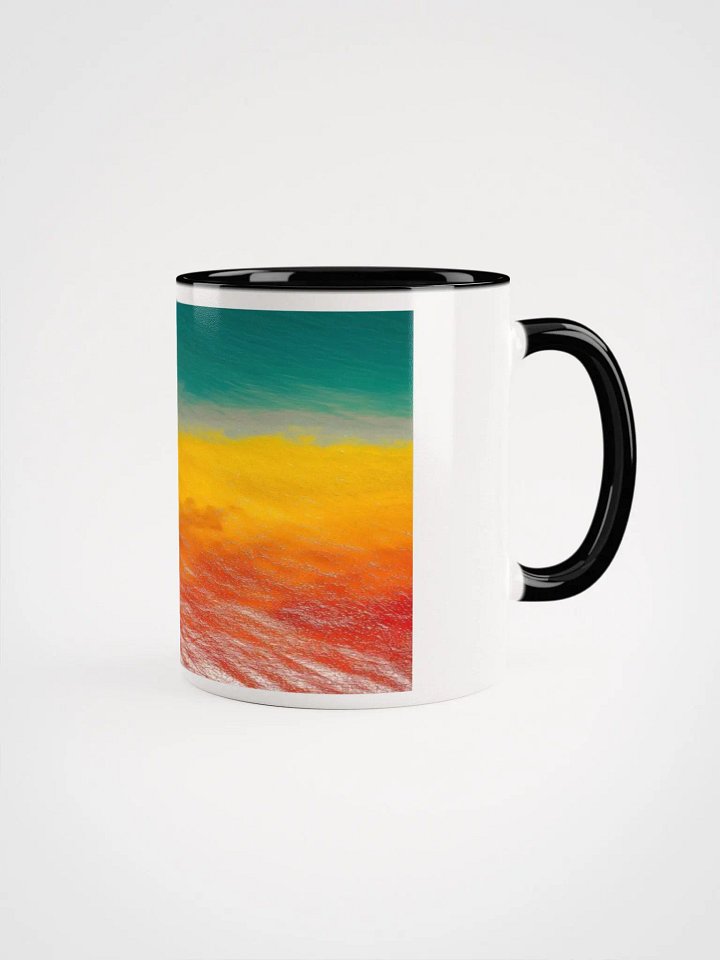 Ceramic Mug with Color Inside (rainbow) product image (2)