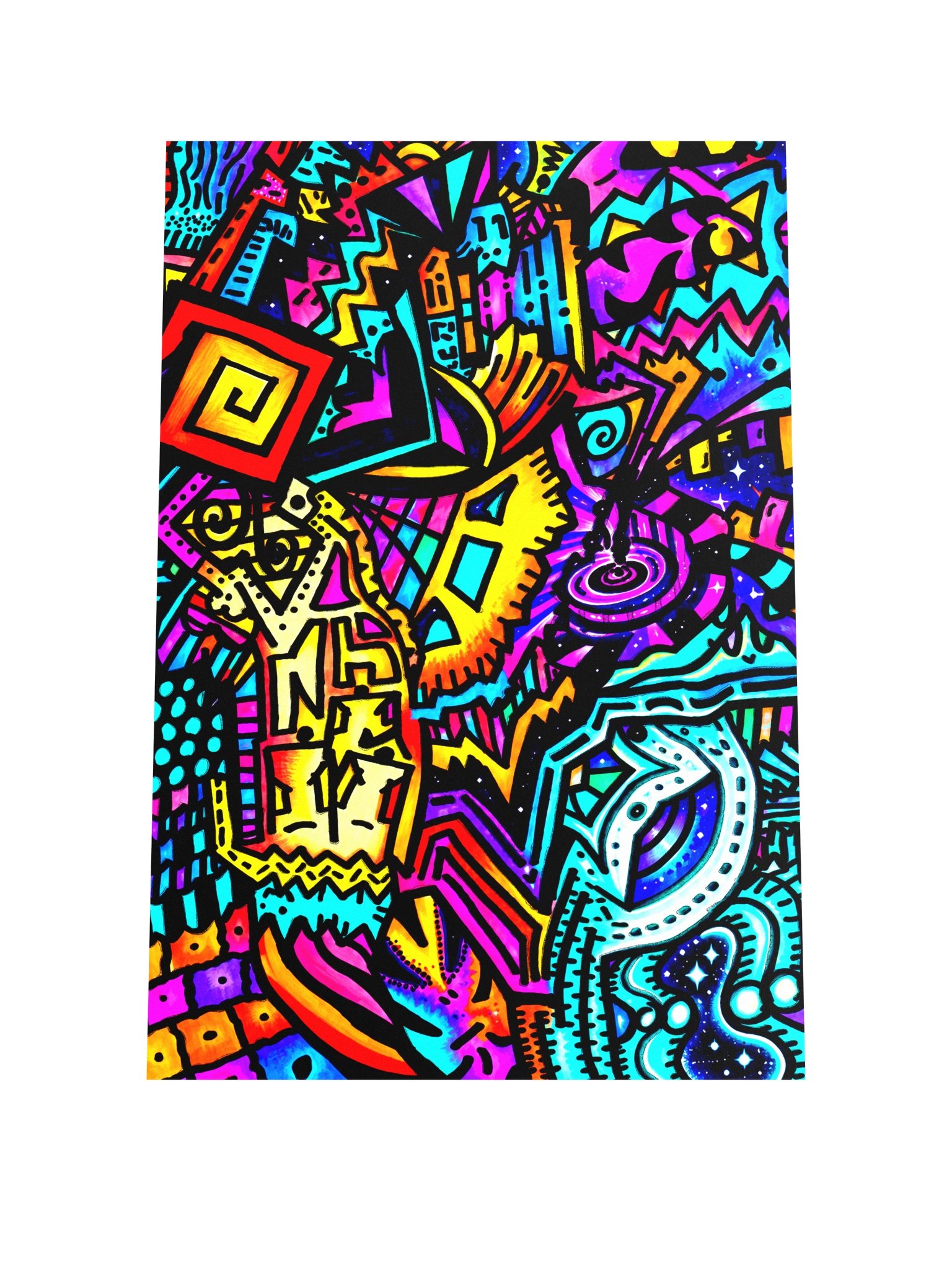 #28 Sucked into the Hive Mind - Color Poster product image (1)