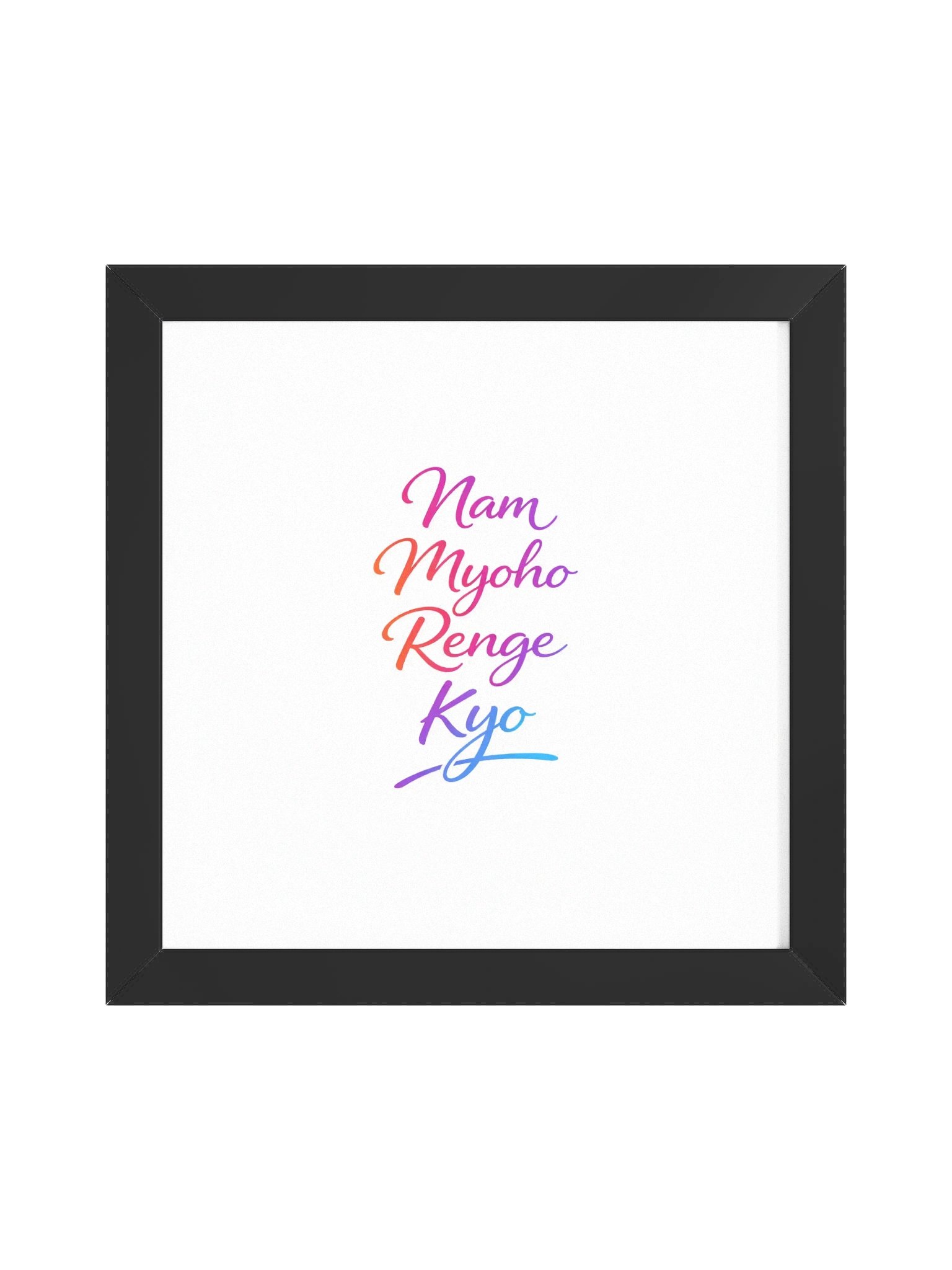 Nam Myoho Renge Kyo Framed Poster for Daily Chanting and Faith product image (7)