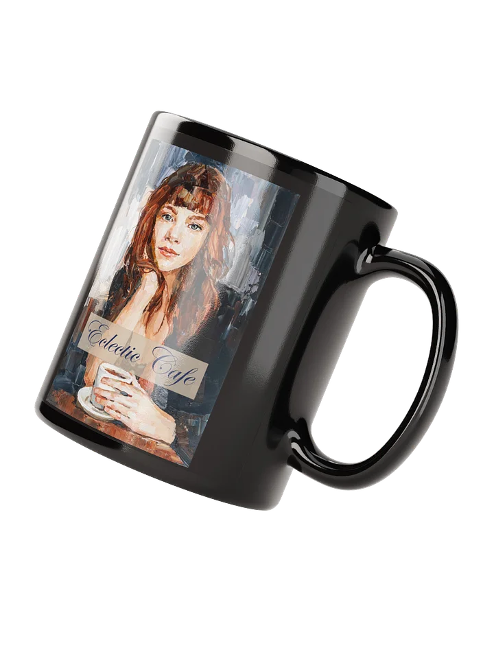 Eclectic Cafe Black Glossy Mug product image (3)