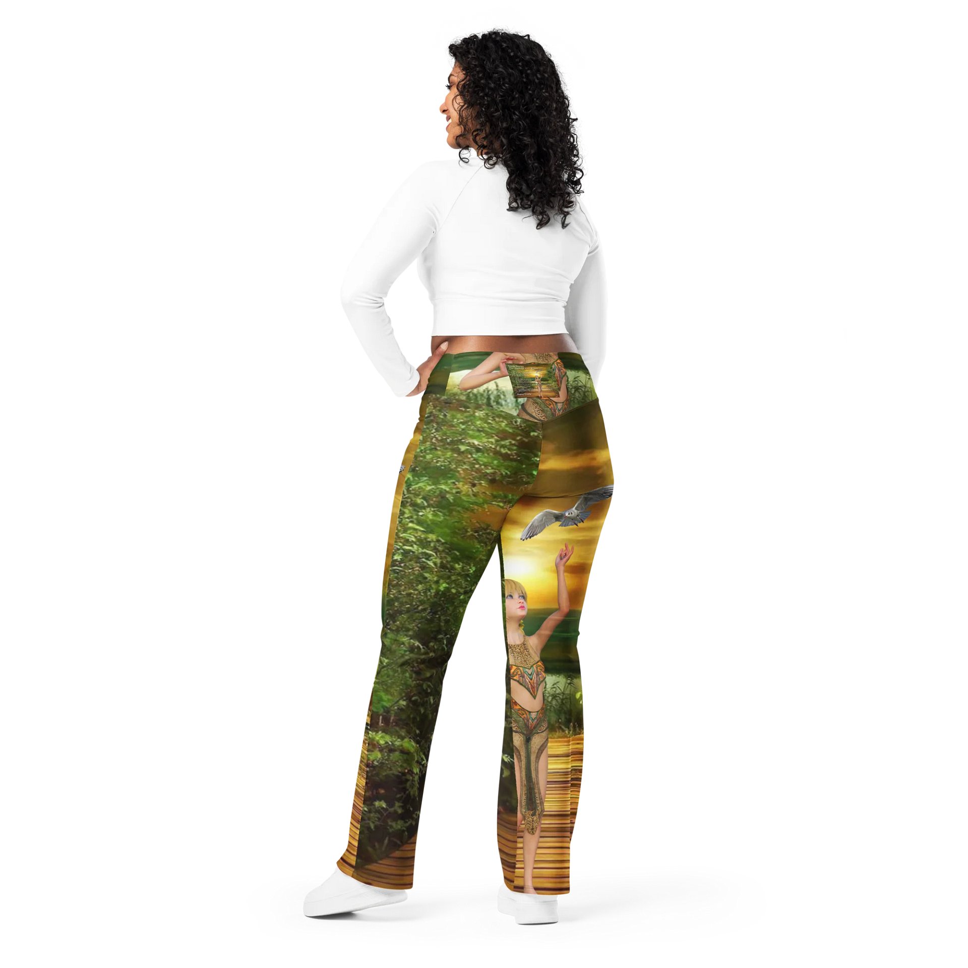 'Elven Stories - The Night of Your Return' Flare Leggings product image (3)