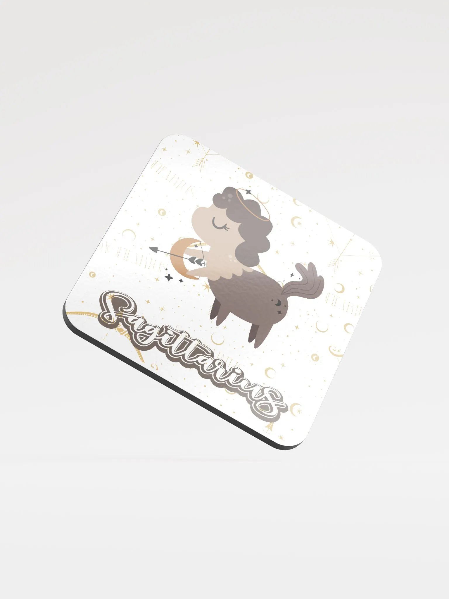 Sagittarius Cork Coaster product image (1)