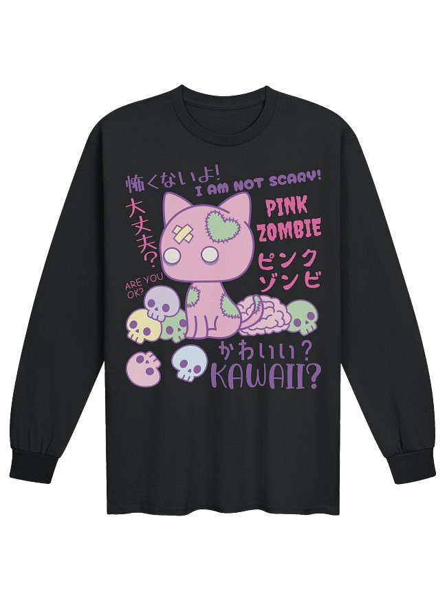 Harajuku Cats Unisex Adult Long Sleeve T-shirts