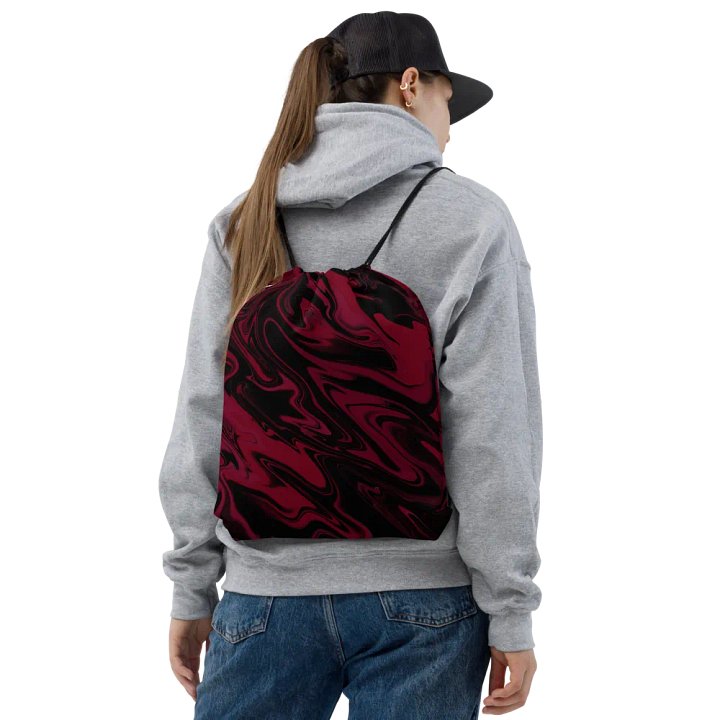 Stylish Swirl Drawstring Bag product image (2)