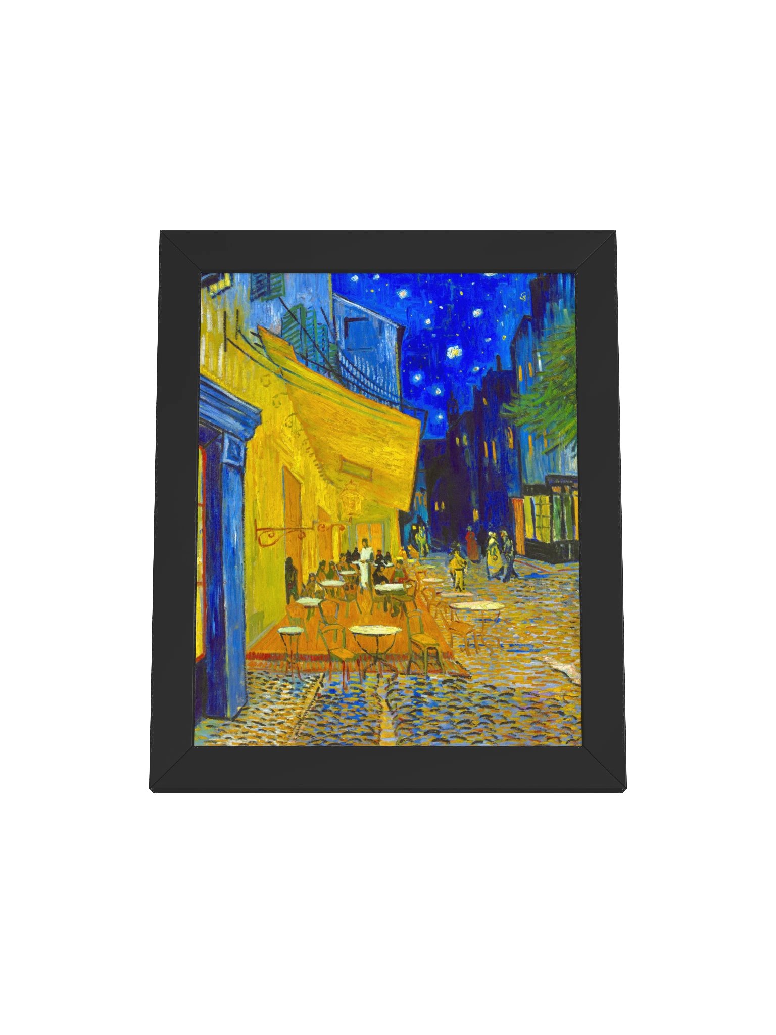 Café Terrace at Night — Small Framed Matte Poster product image (5)