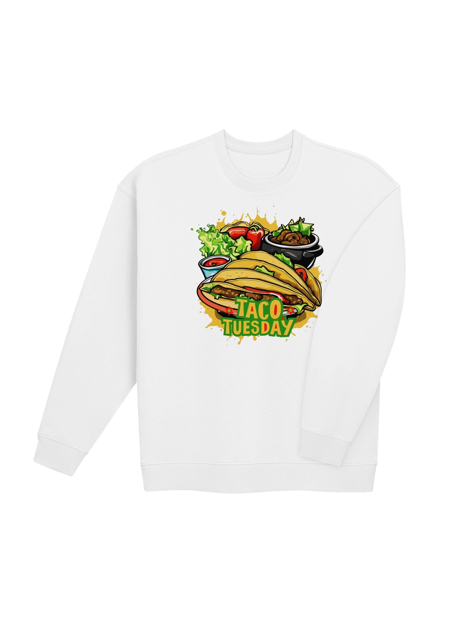 Taco Tuesday | Stanley/Stella Unisex Organic Oversized Sweatshirt product image (3)