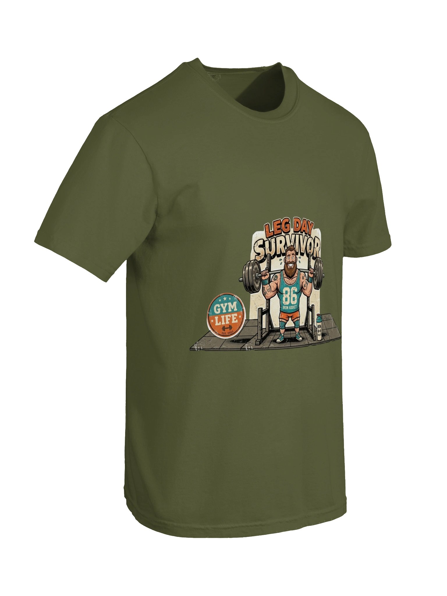 Leg Day Survivor - Funny Gym T-Shirt product image (5)