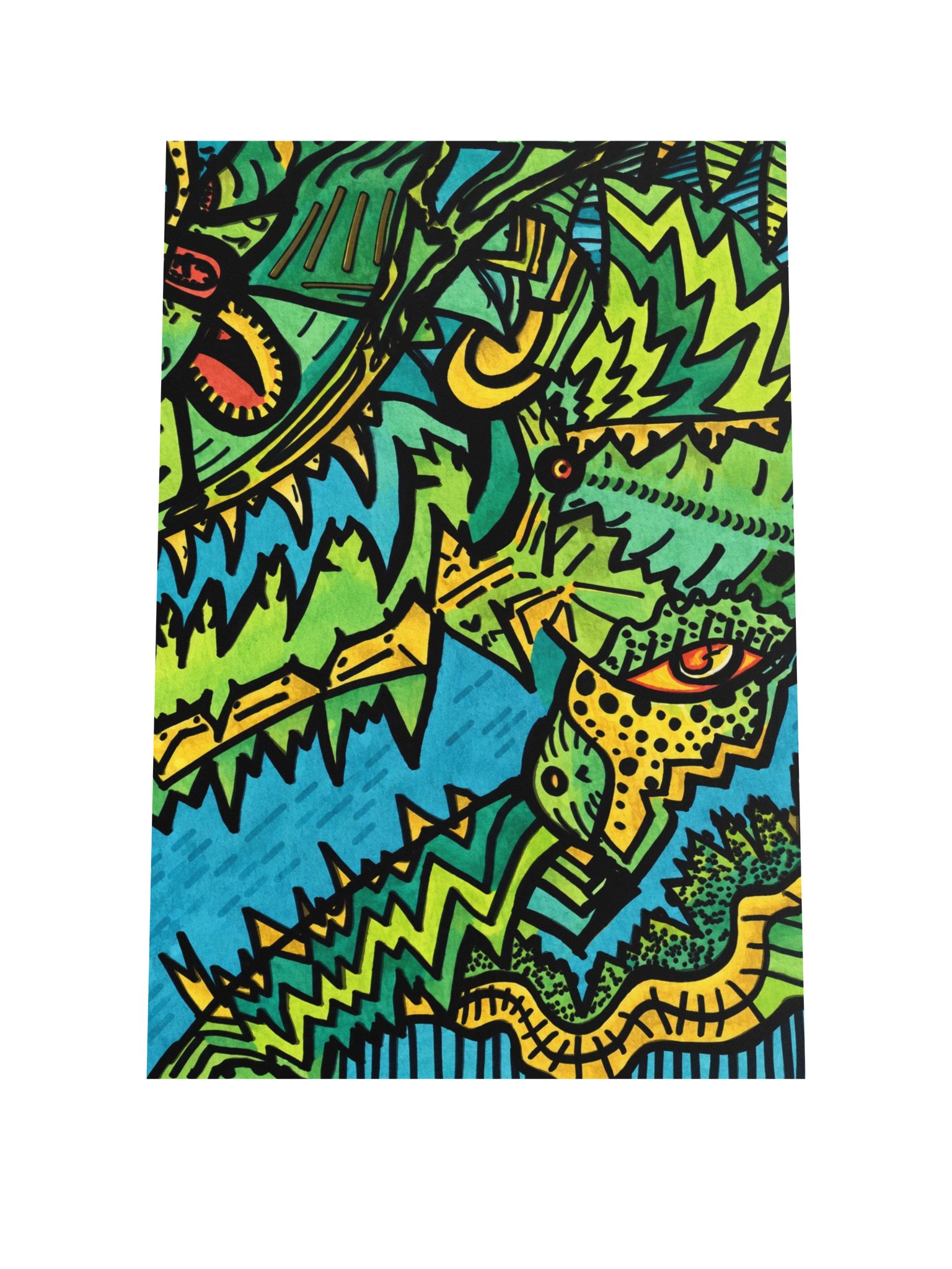 #22 Serpent - Color Poster product image (1)