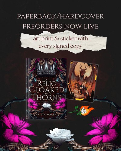 If you missed the Kickstarter or just weren't interested in sprayed edges but still want the book, you can now preorder A Rel...