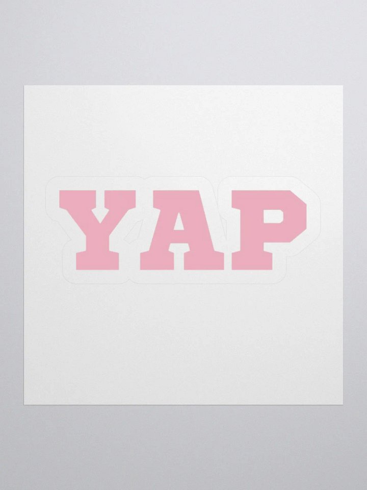 YAP sticker product image (1)
