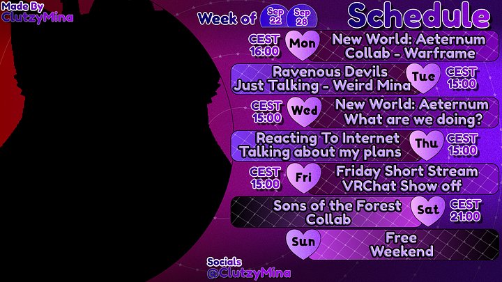 Vtuber Schedule product image (2)