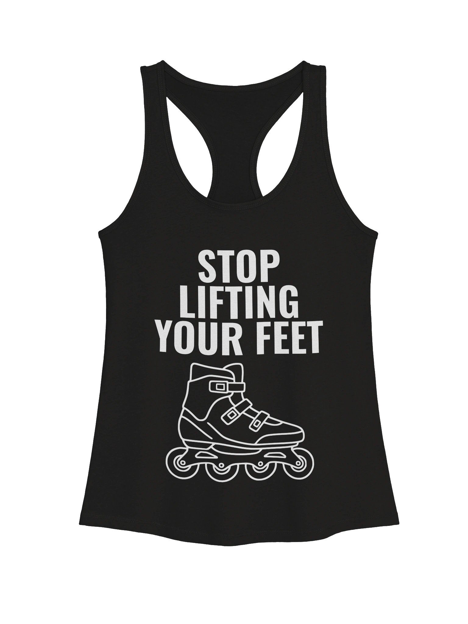 Stop Lifting Your Feet - Women’s Racerback Tank Top product image (1)