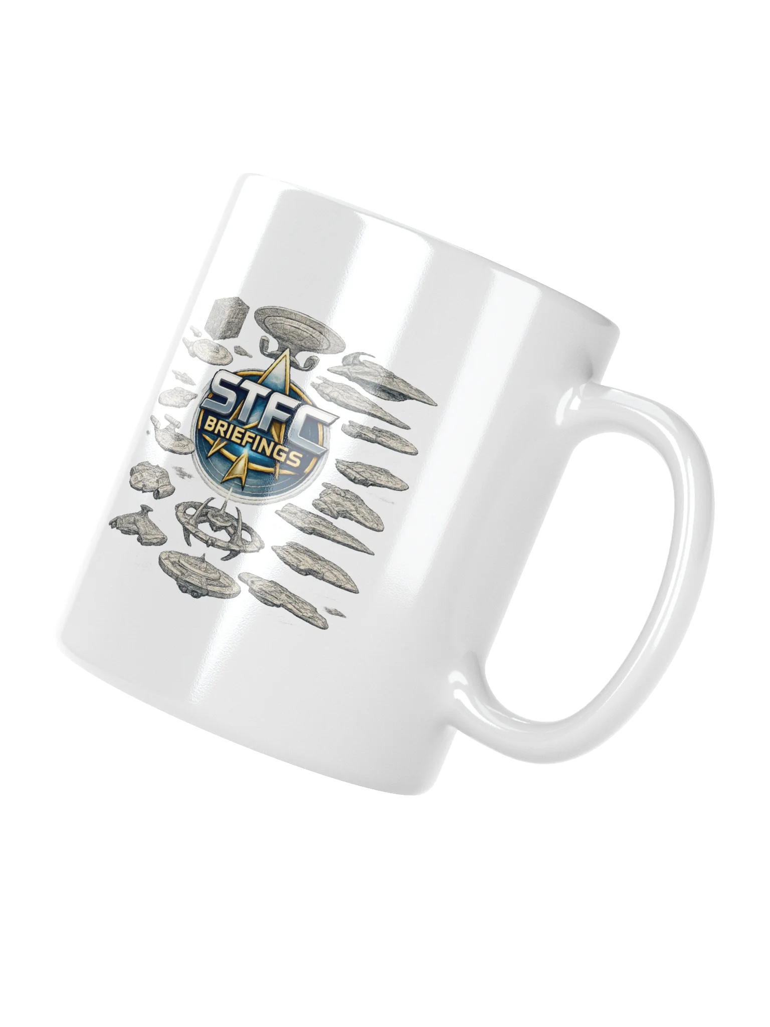 STFC Briefings All The Ships Collection White Mug product image (3)