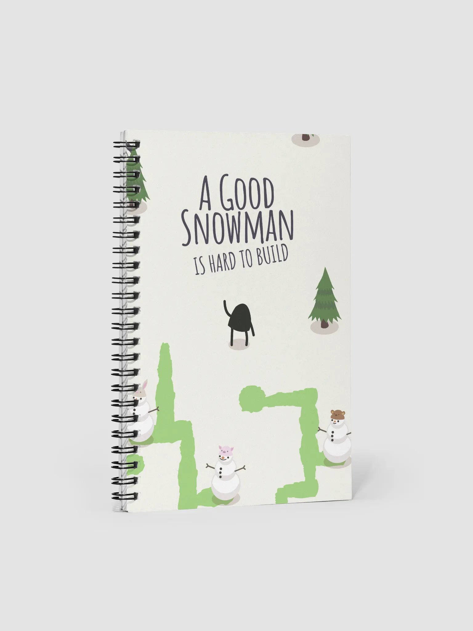 A Good Snowman is Hard to Build Notebook product image (1)