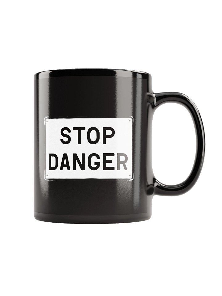 STOP DANGER Vintage Railway Metal Sign Mug product image (2)