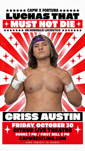 Five challengers are coming for his crown. Criss Austin plans on keeping it. 👑🪜

Six-way ladder match. Luchas That Must Not D...