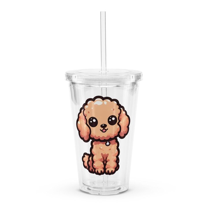 ARIA Double Wall Clear Plastic Tumbler (16 oz) product image (1)