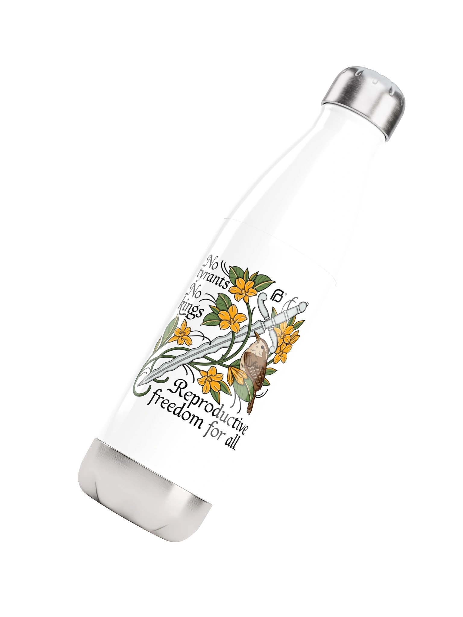 No Tyrants, No Kings Water Bottle — South Carolina product image (4)