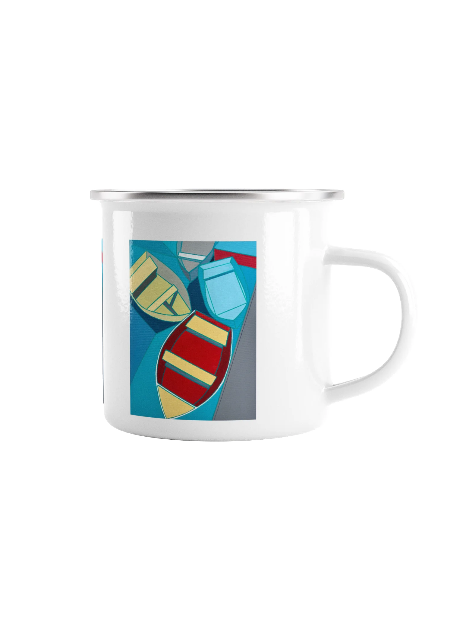 Enamel Rowboat Mug product image (1)