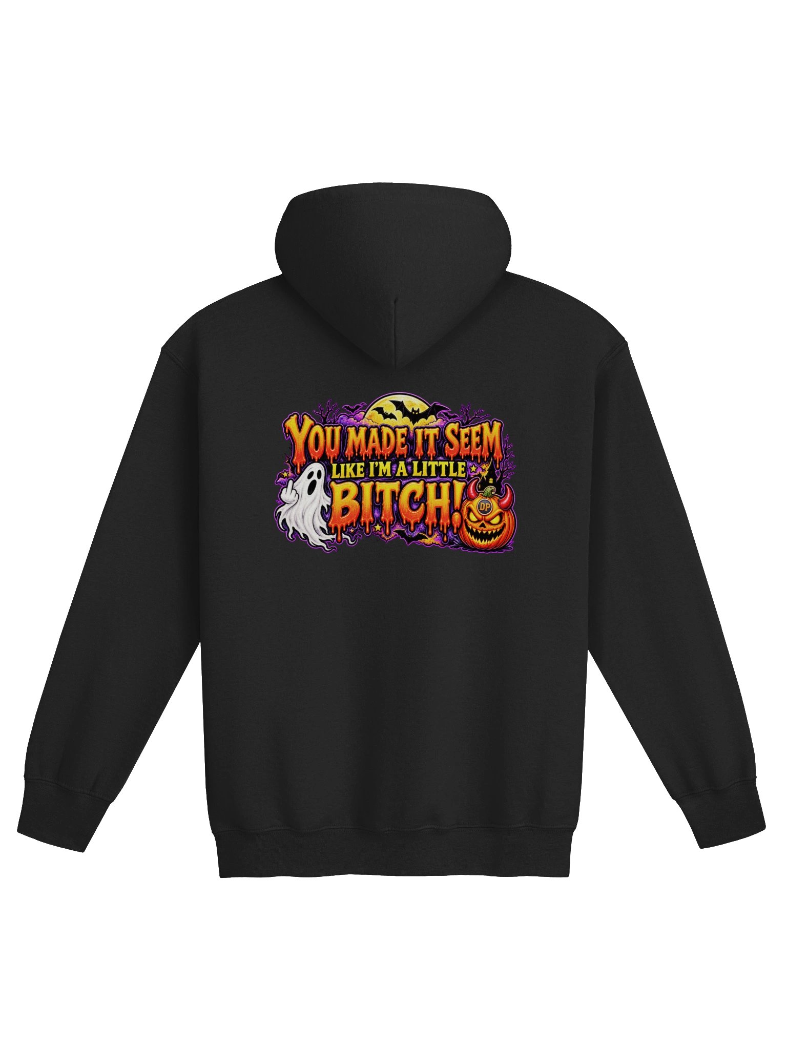 Happy Halloween Little Bitch Unisex Heavy Blend Zip Hoodie product image (5)