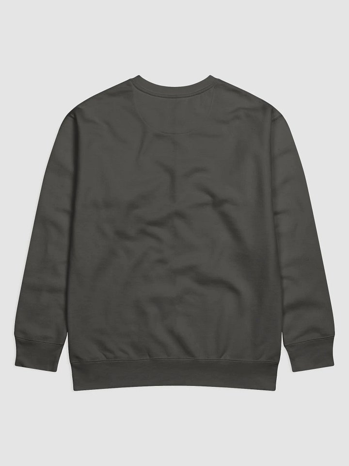 Cheaky heart Premium Sweatshirt "Wen juckts." - blue purple product image (2)
