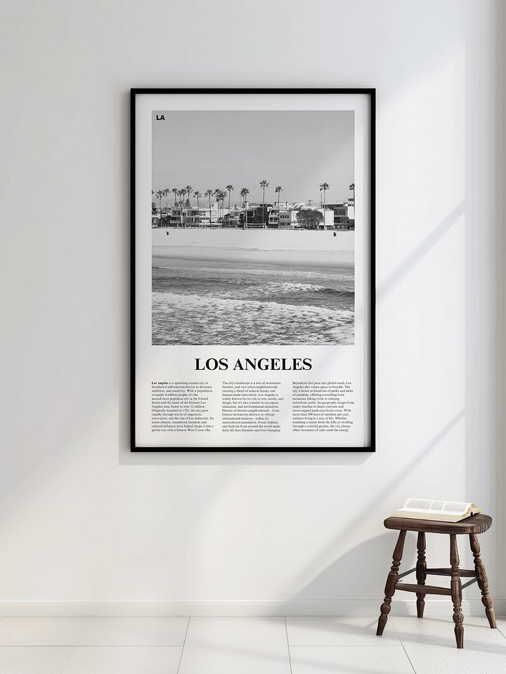 Los Angeles 04 Newspaper Poster product image (2)