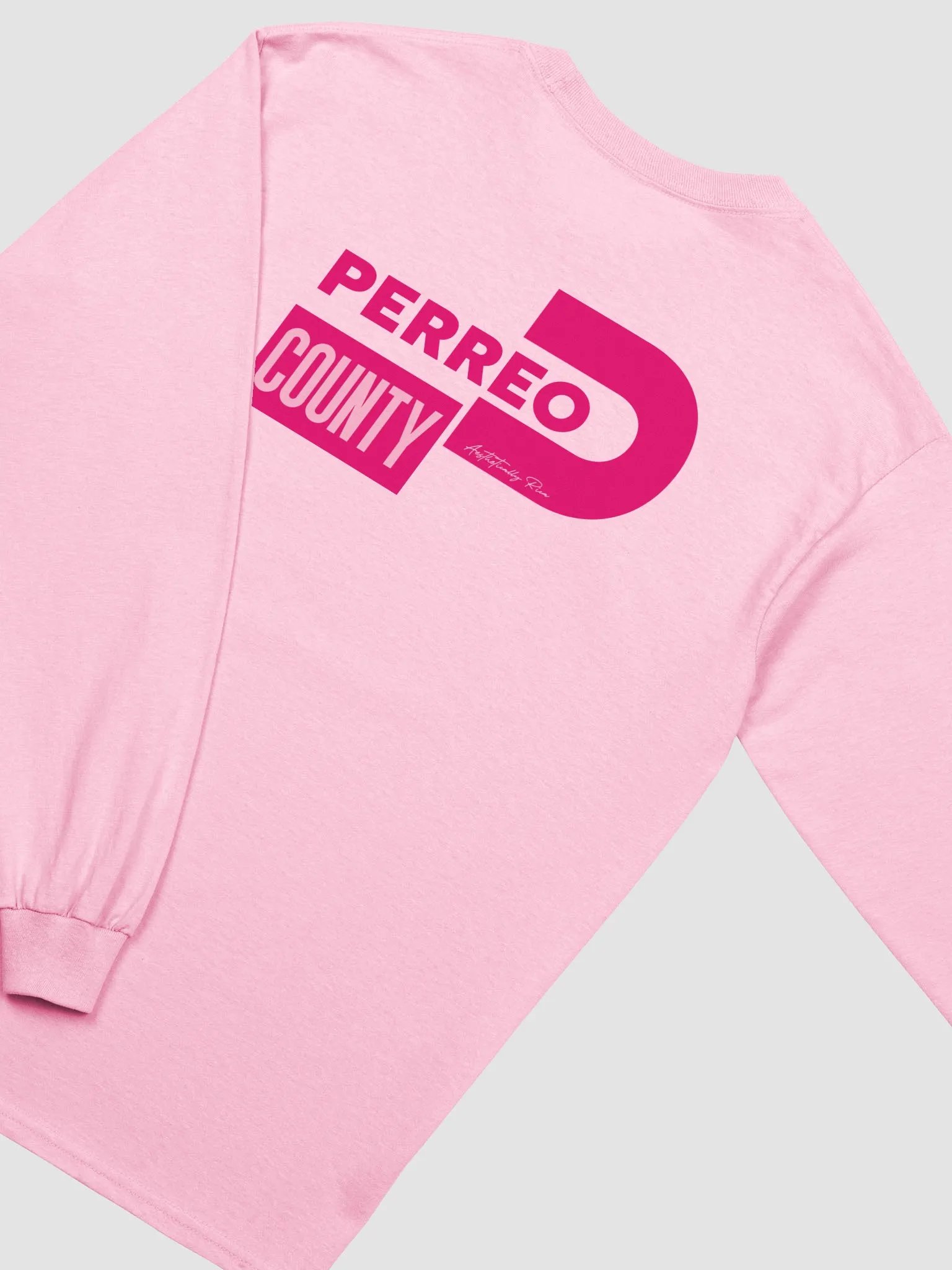 Perreo County Pink Logo Long Sleeve Tee product image (12)
