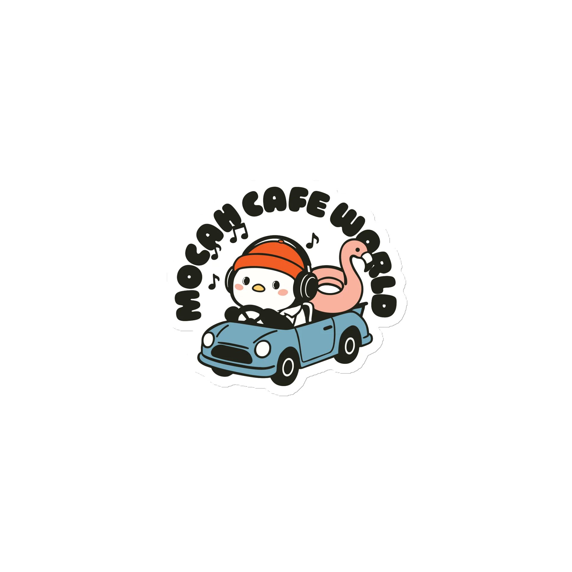 Road Trip Kengu Die-Cut Magnet product image (1)