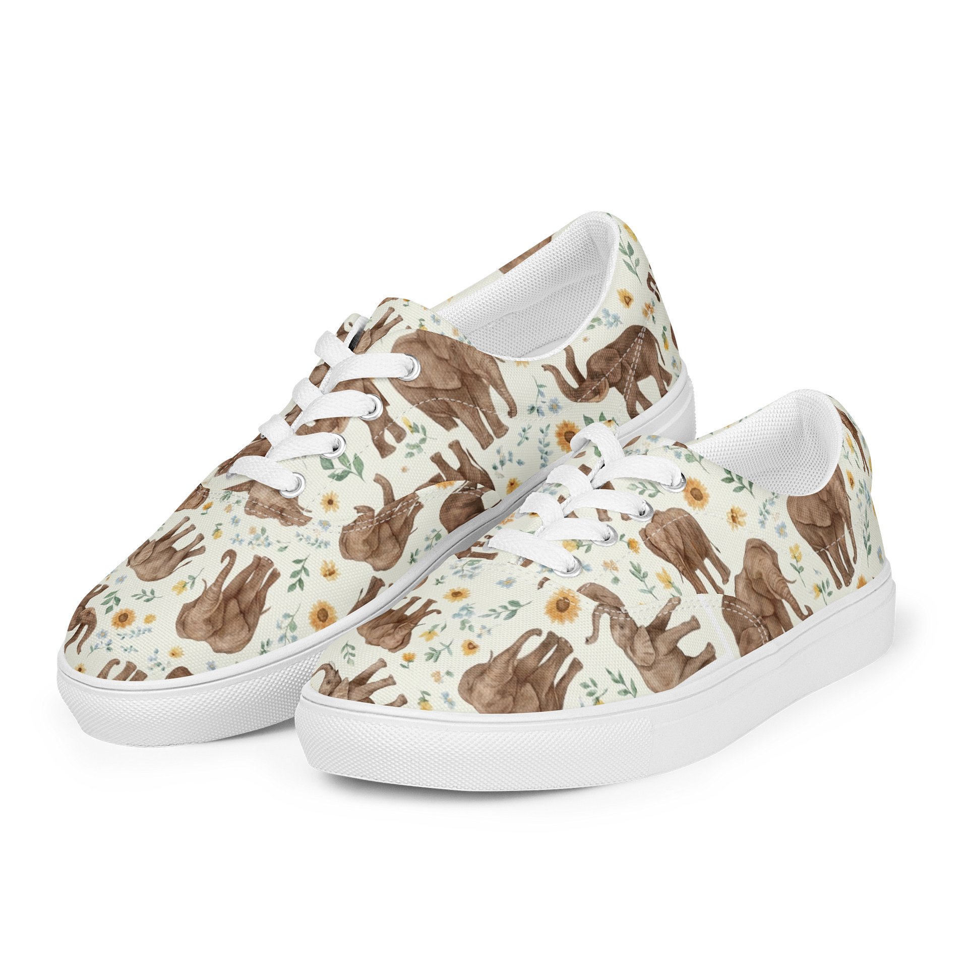 Elephant Blooms Lace-Up Shoes product image (3)